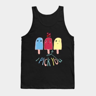 Raspberry sorbet I Pick You Raspberry Sorbet Cute Design Tank Top